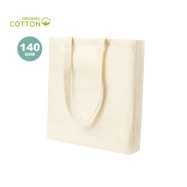 Shopper in cotone con manici in cotone