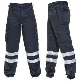 Pantalone con bande rifrangenti