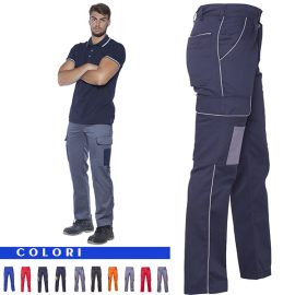 Pantalone multitasche estivo unisex da lavoro