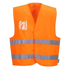 Gilet alta visibilità con porta badge