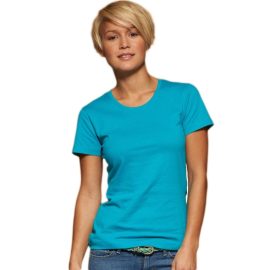 T-shirt da donna slim-fit a manica corta