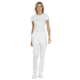 Pantalone donna in cotone con due tasche laterali