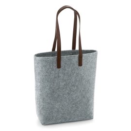 Shopper con cinghie in PU effetto pelle